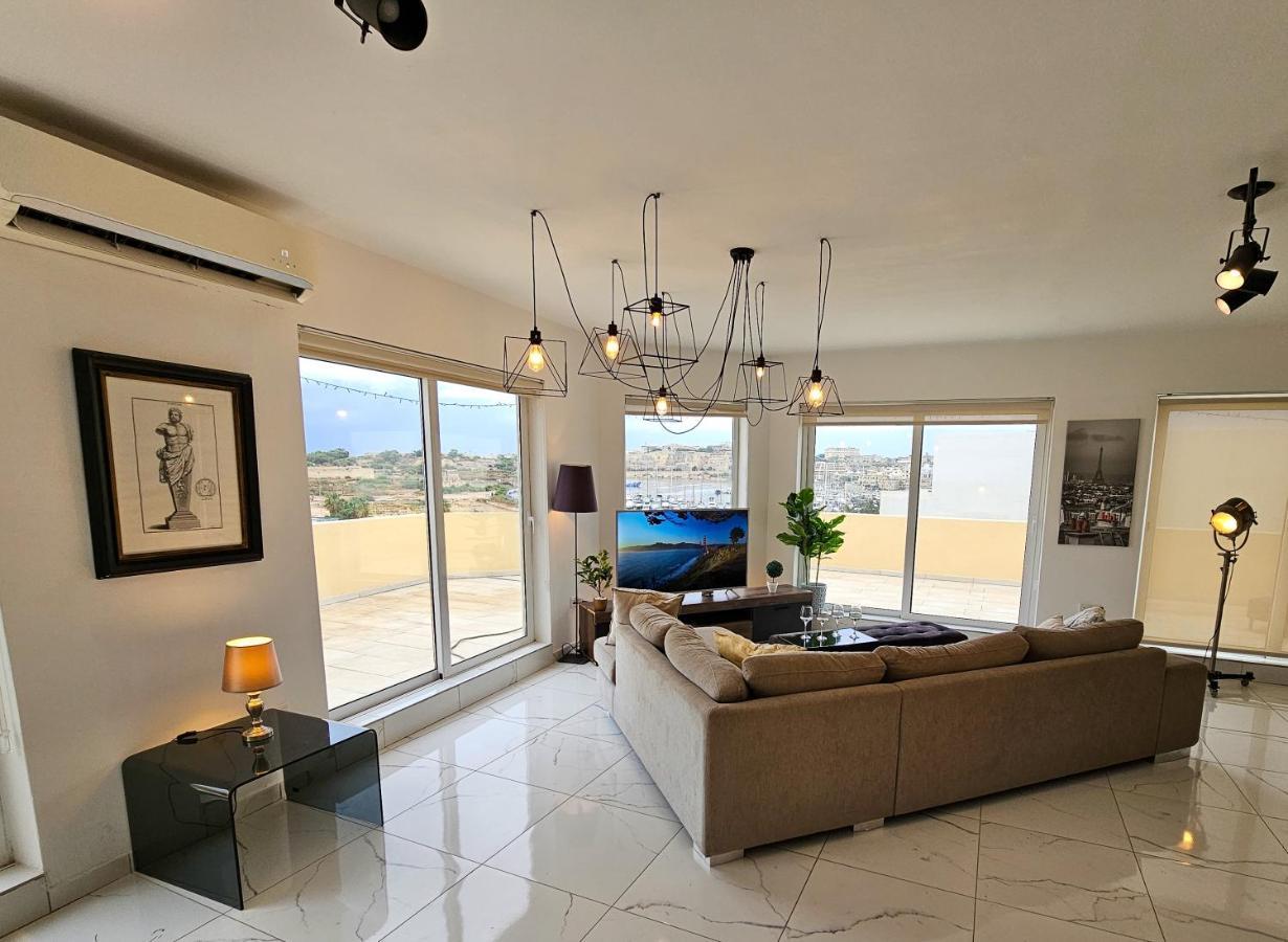 Mive Luxury Sea View Penthouse Apartment Gzira Ngoại thất bức ảnh