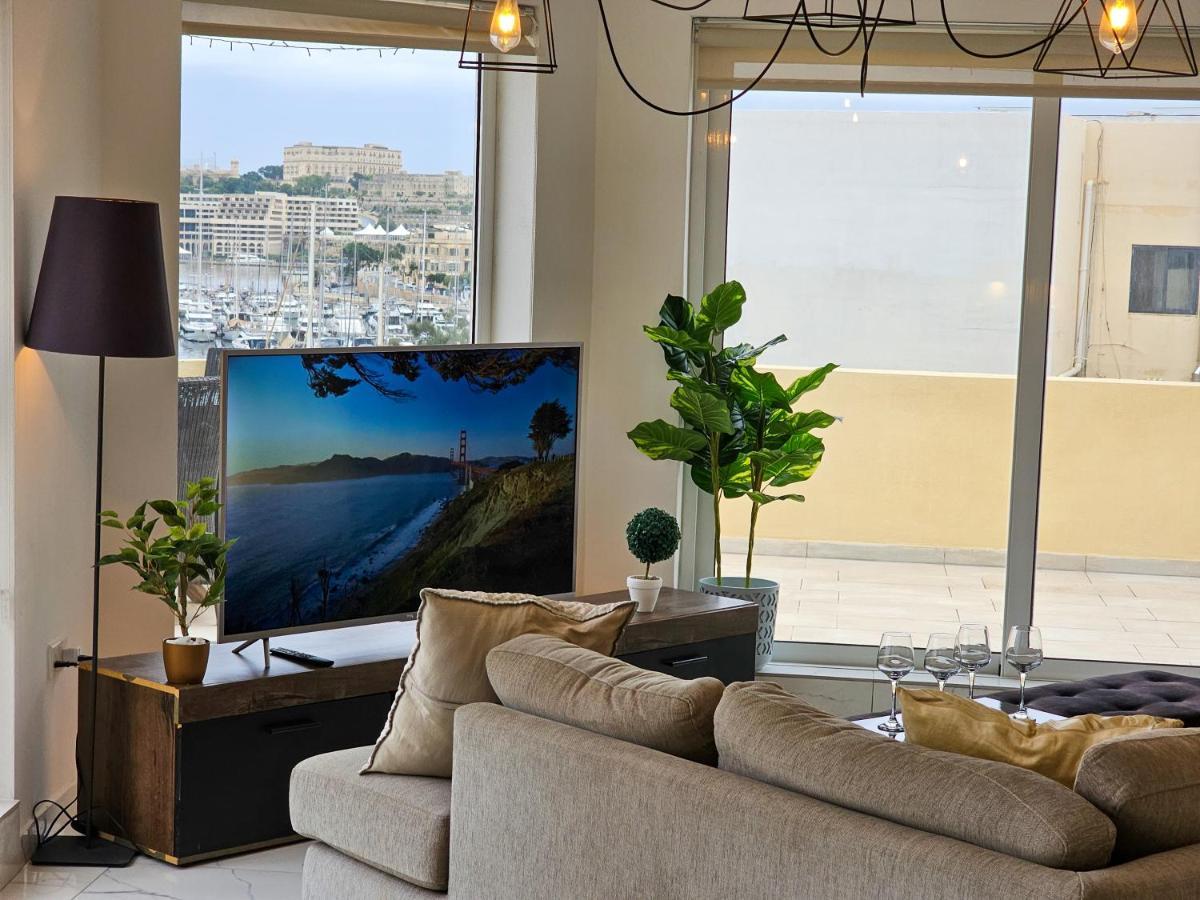 Mive Luxury Sea View Penthouse Apartment Gzira Ngoại thất bức ảnh