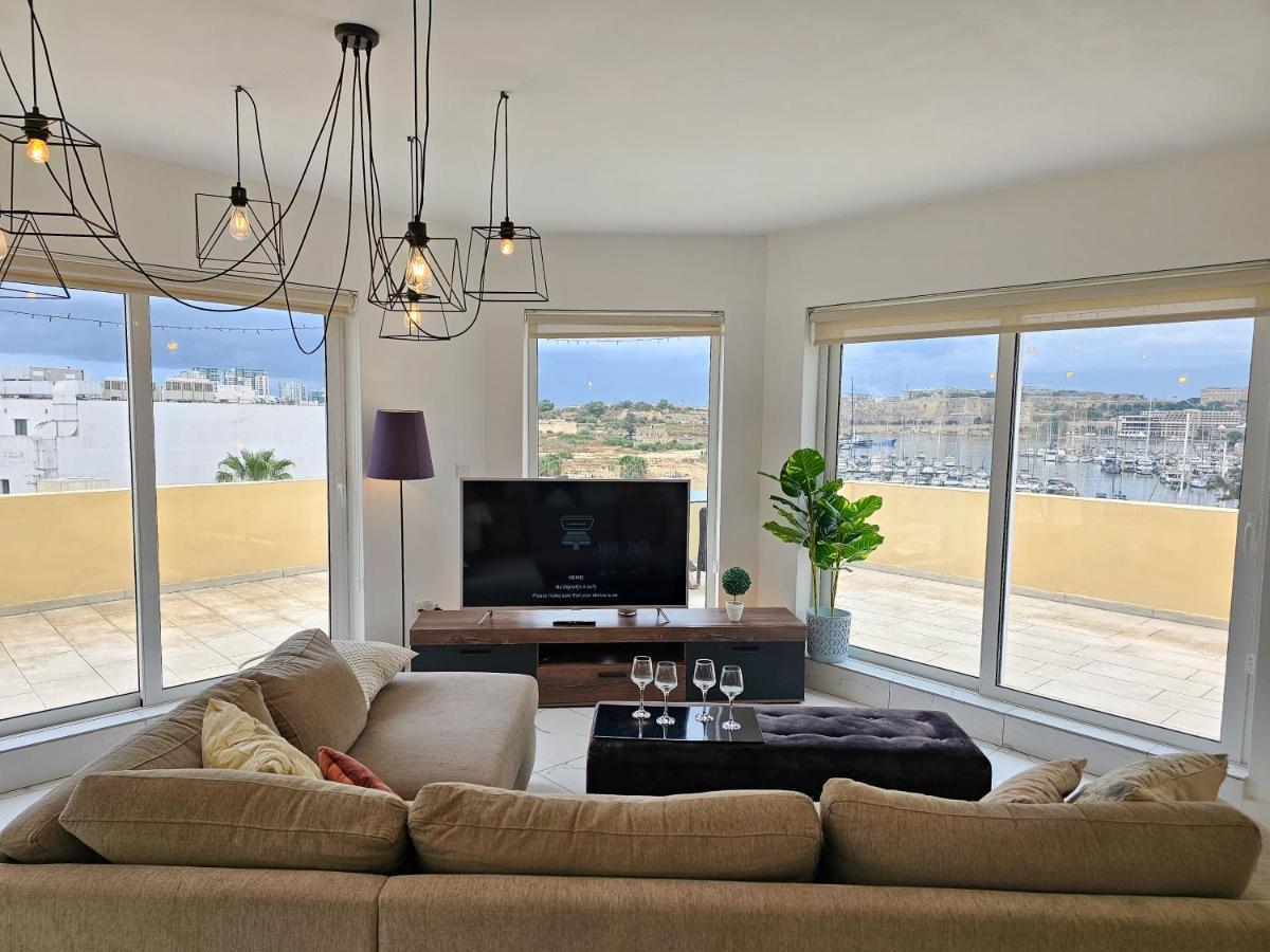 Mive Luxury Sea View Penthouse Apartment Gzira Ngoại thất bức ảnh