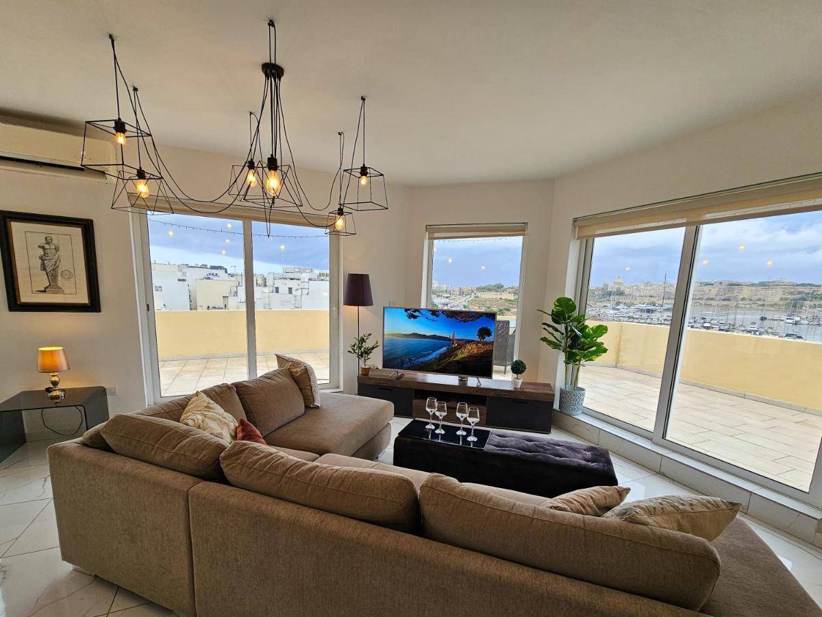 Mive Luxury Sea View Penthouse Apartment Gzira Ngoại thất bức ảnh